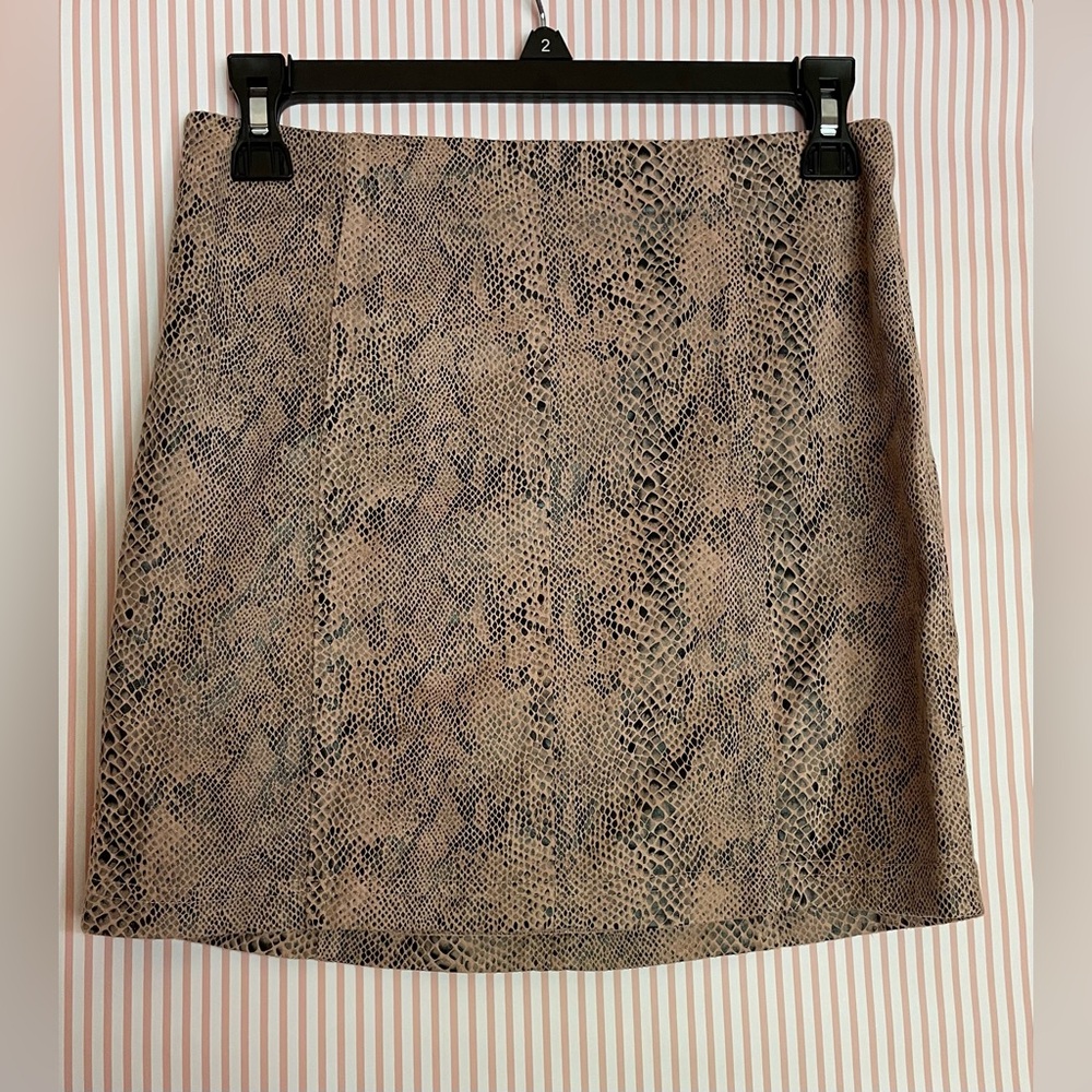 Animal print skirt
